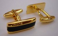 gold cuff links, cufflinks